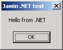 Picture 2: Hello from .NET